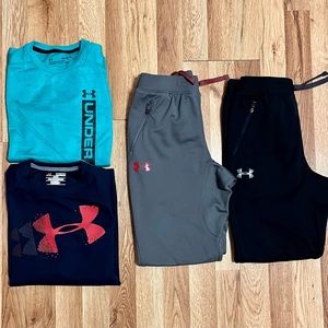 *Bundle of Under Armour Active tops & pants(YMD)